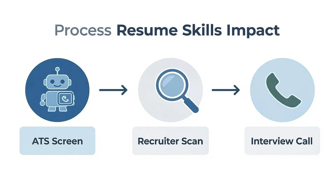 Infographic about how to list skills on resume