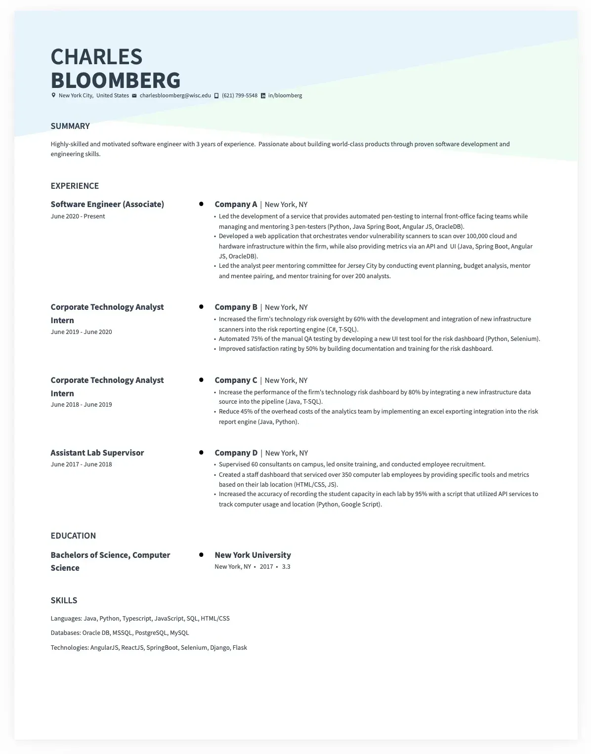 A resume that gets you hired
