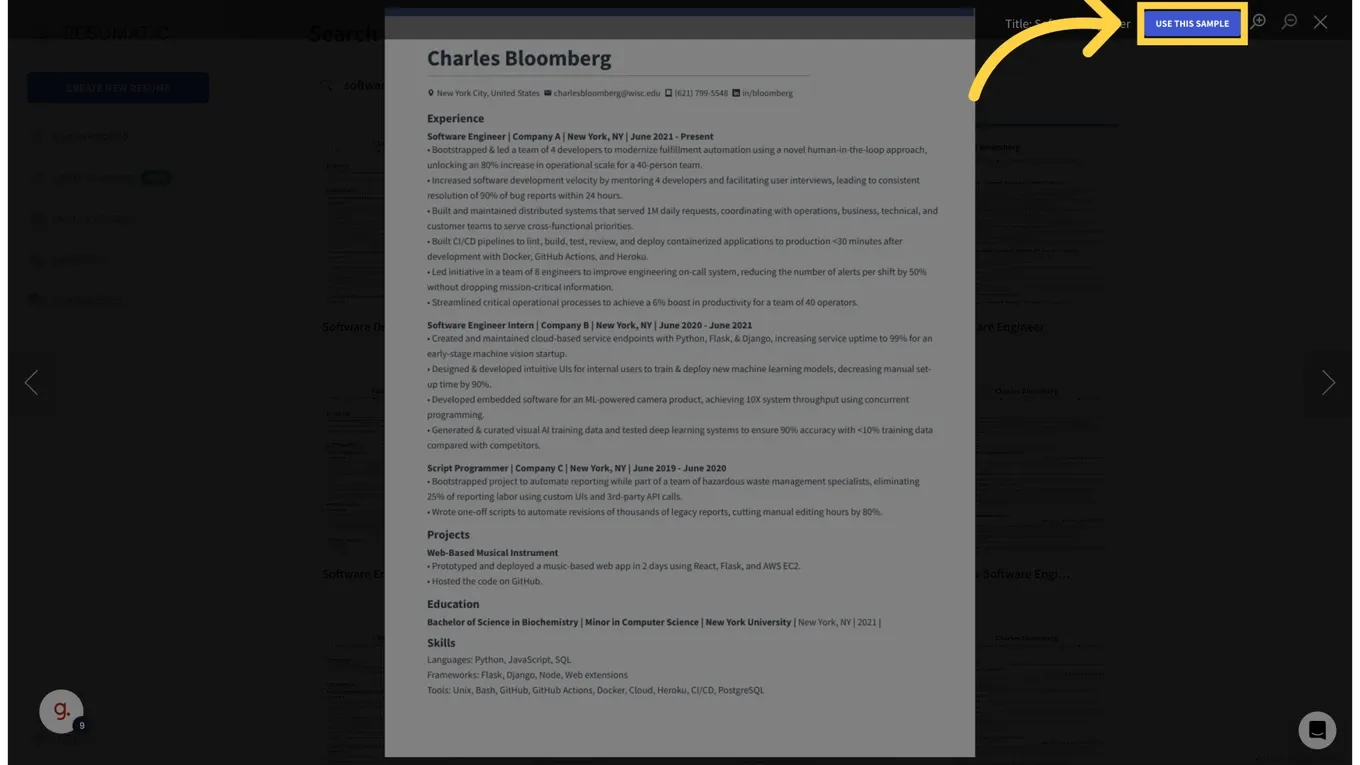 Software Engineer Resume Guide 2025