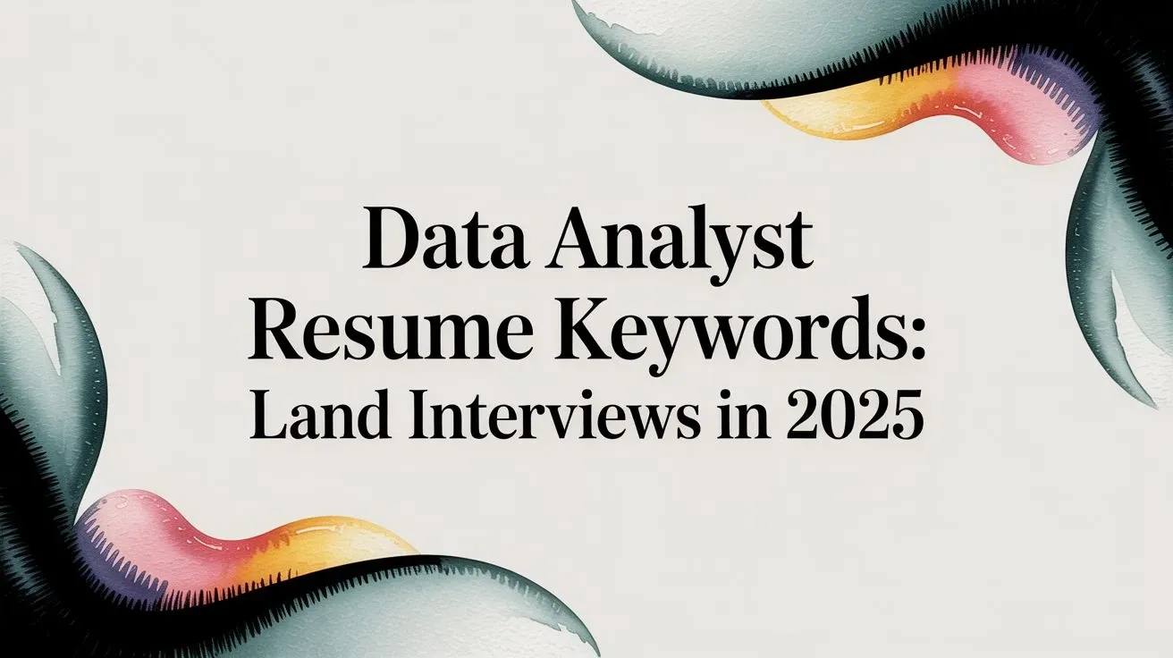 Data Analyst Resume Keywords: What Actually Gets You Interviews in 2026