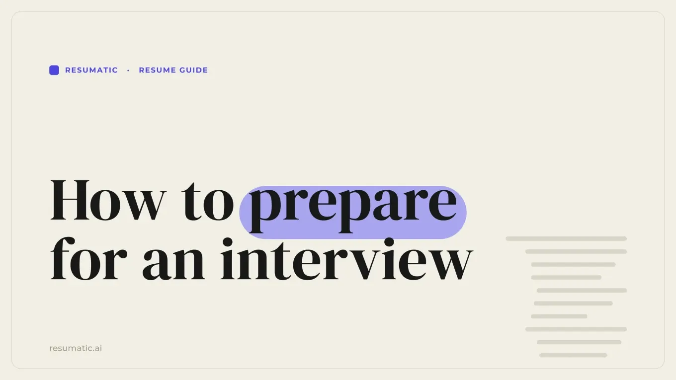 How to Prepare for an Interview (Without Wasting Time on the Wrong Things)