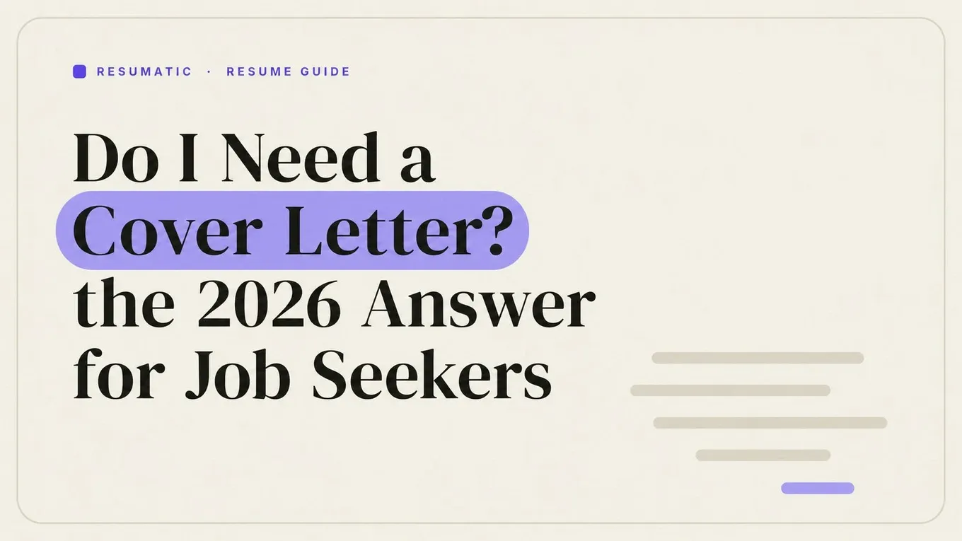 Do I Need a Cover Letter? the 2026 Answer for Job Seekers